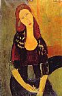 Portrait of Jeanne Hebuterne by Amedeo Modigliani